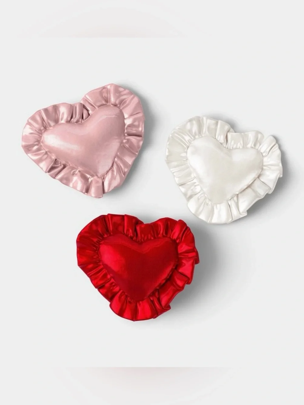 NEW Threshold Valentine Anniversary Wedding Heart Ruffle Wreath Garland & Filler